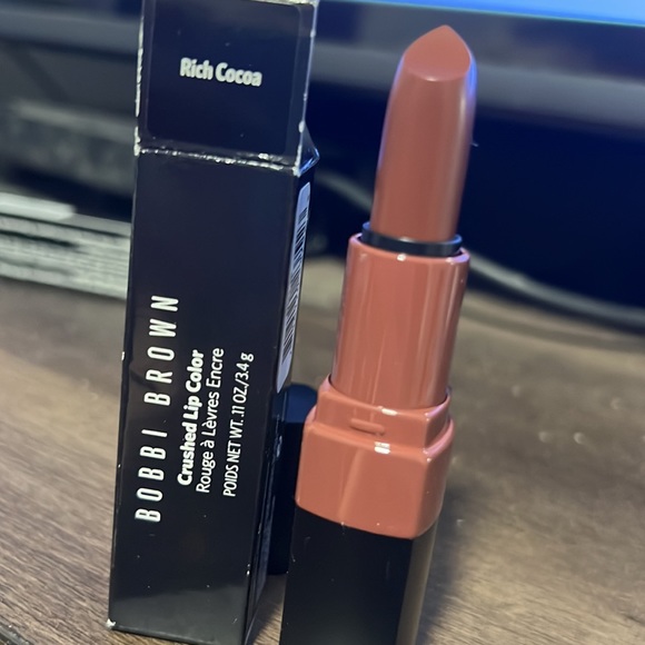 🌙🍭Bobbi Brown Rich Cocoa Crushed Lipstick NIB - Picture 2 of 8